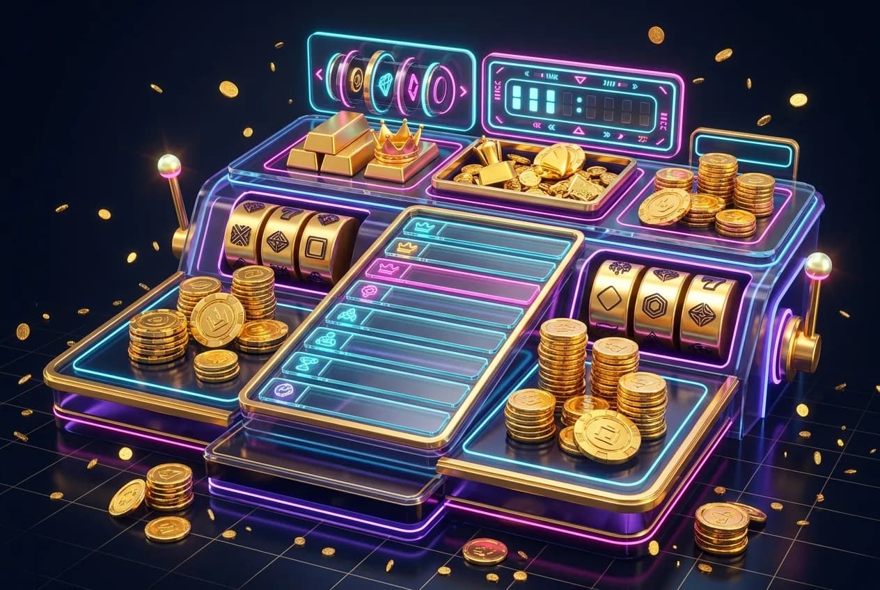 Duel.com leaderboard race: ranked player list with prize pool amounts and a countdown timer in neon UI